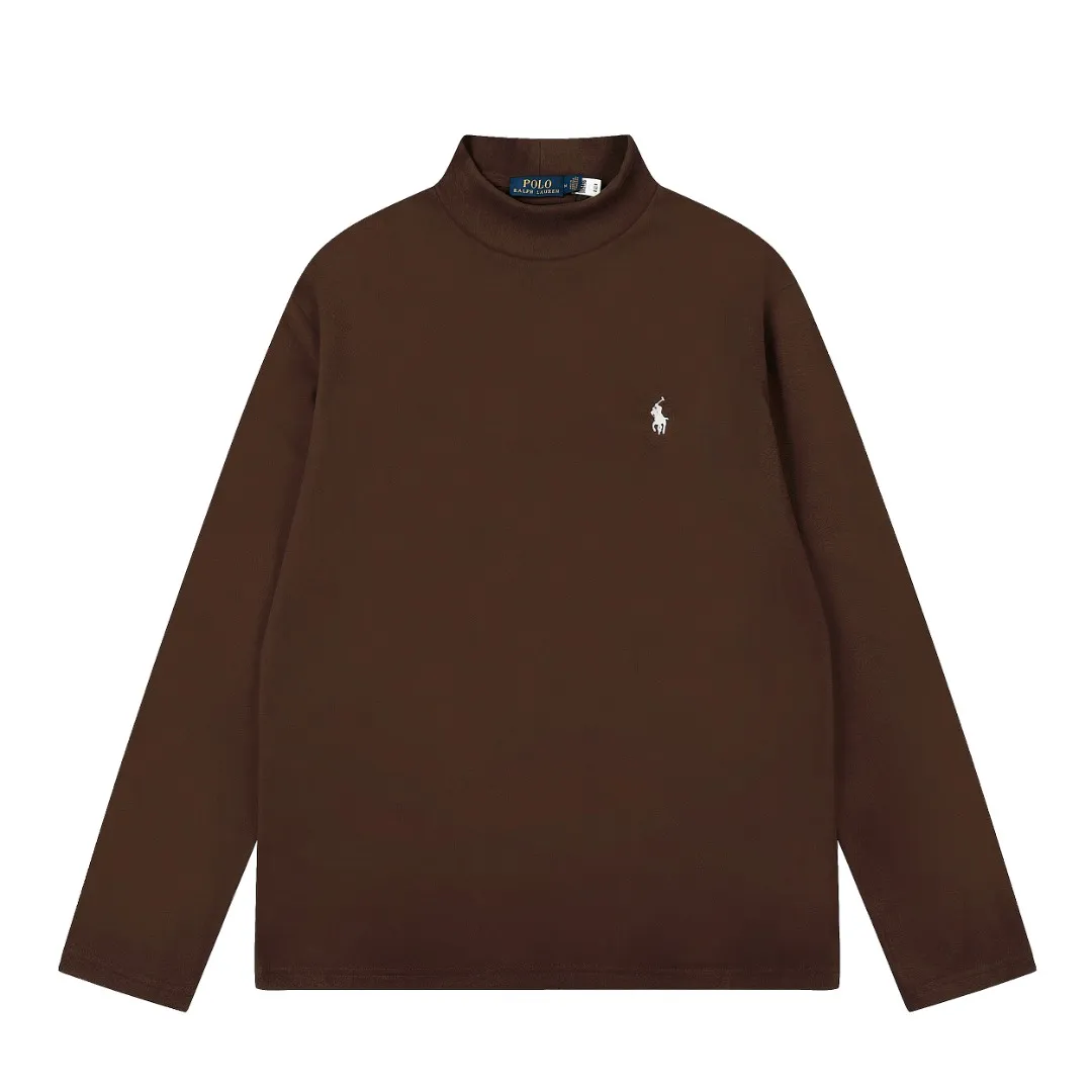 P190 Top quality" Style number: DS606# (not off the shelves all year round) [Ralph Lauren half turtleneck solid color pony embroidery logo basic round neck long sleeves] ✅Ralph Lauren Ralph Lauren classic basic versatile unisex half turtleneck pullover German velvet long sleeves ✅Main supply platform live broadcast Wholesale entities Replenish when out of stock Not off the shelves ✅ZP quality 1:1 version Scan the code to enter the GF website Counter quality ✅Detailed quality The only one in Guangzhou 280g German velvet fabric is comfortable and warm. It focuses on high-end and cost-effective. Needless to say good quality. ✅The version is restored to the original order. The maximum size can be worn up to 180 pounds. Loose, comfortable and stress-free. ✅The upper body is simple and easy to match. A must-have item for ootd. Good-looking clothes are never picky. A must-have in couples' wardrobes. Size: